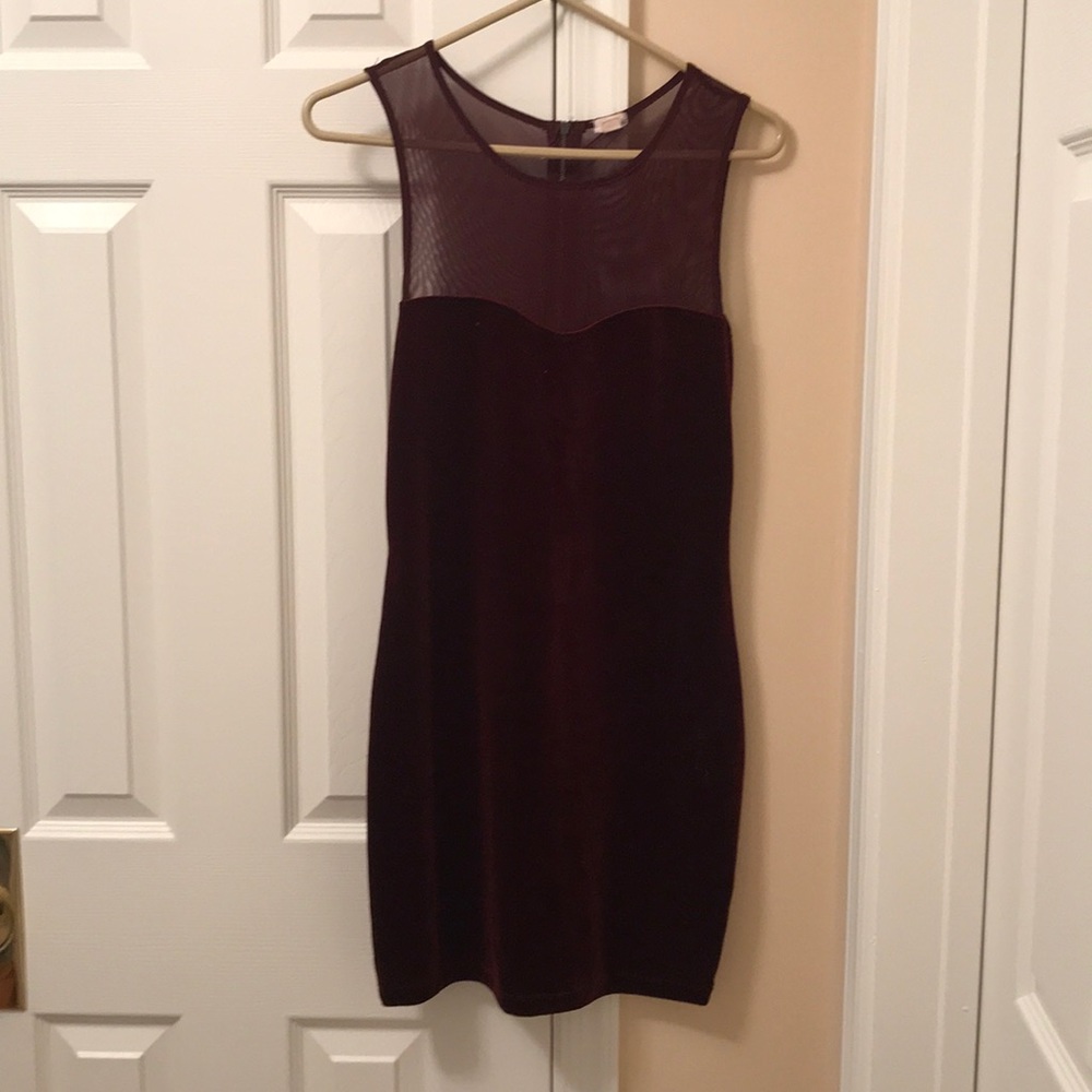 Red Velvet Mini dress
